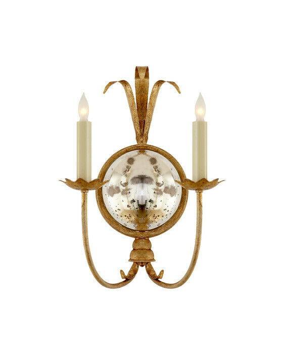 Gramercy Double Sconce Gilded Iron