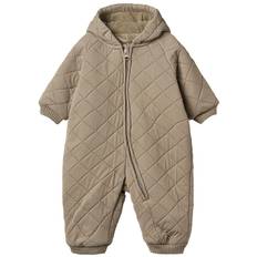Wheat Termodräkt m. Fleece - Gosa - Beige Stone - Wheat - 1 år (80) - Termokläder
