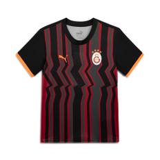 Men's Puma Galatasaray SK 24/25 Third Jersey Youth, Black, Size 13-14Y, Clothing - Intense Orange - 13-14Y