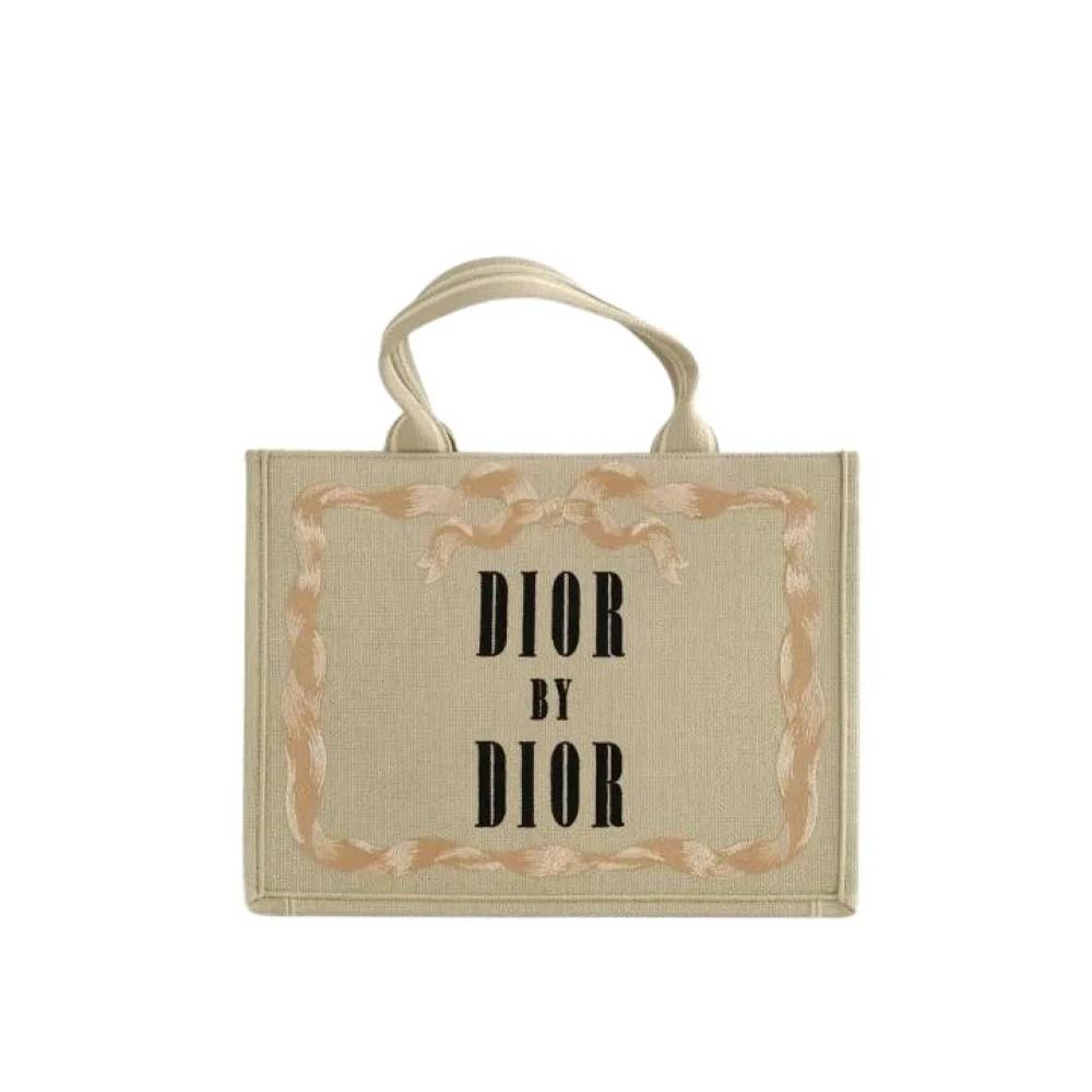 Dior Vintage Pre-owned Cabas Medium Book Tote - Vintage - Dame - Beige - ONE SIZE -