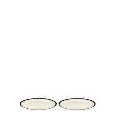 SERAX Plate Dé Set/2 |White |Ø 24 cm