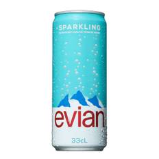 Evian Sparkling Mineral Water 33 cl