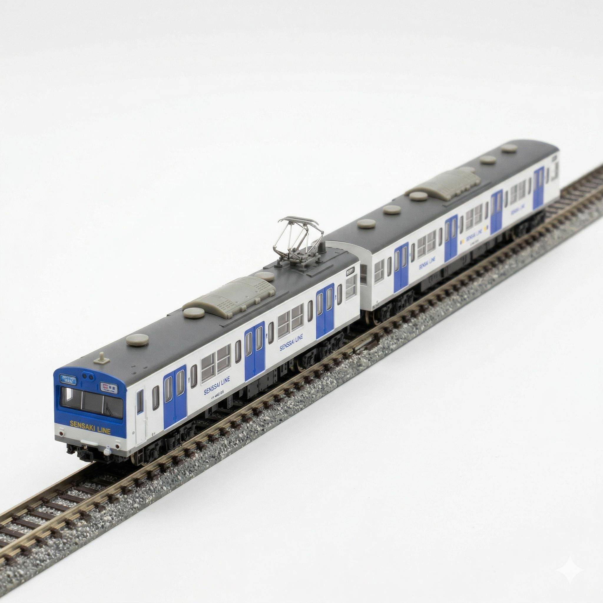 Rokuhan Z Gauge 103 Series Senseki Line Color Low Cab Type Set Model Railway Train 4-Car T022-15