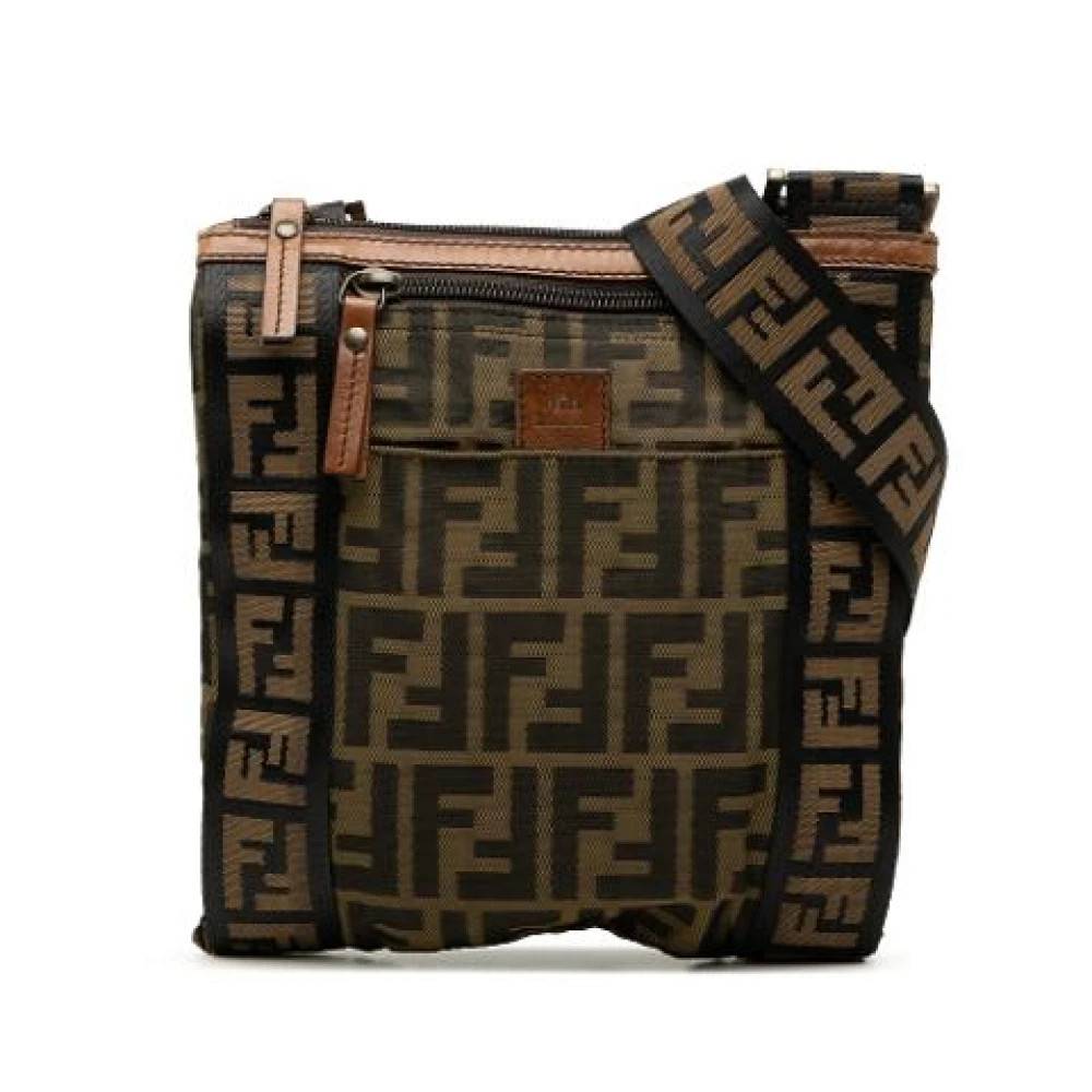 Fendi Vintage Pre-owned Crossbody Taske - Vintage - Dame - Brun - ONE SIZE - Læder