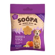 Soopa Senior Bites Banan&Græskar Vegansk Hundegodbid