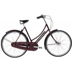 Raleigh Tourist De Luxe Dame 7g Metallic Rød