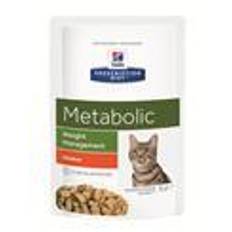 Hill's Prescription Diet Feline Metabolic Weight Management. Kattefoder mod overvægt. Vådfoder (dyrlæge diætfoder) 85 g x12