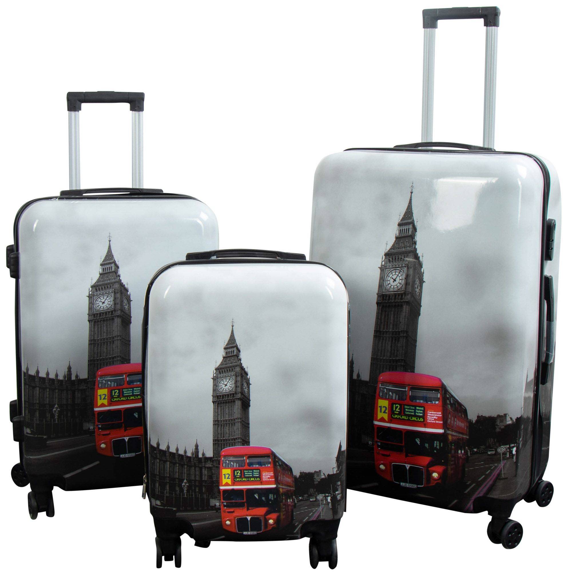 Kuffert - Kuffert med motiv - Big Ben - Hardcase letvægt kuffert med 4 hjul