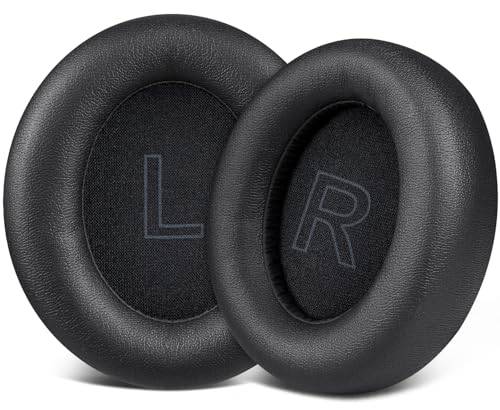 SOULWIT öronkuddar för Anker Soundcore Life Q30/Q35 Hörlurar, Hörlursdynor Earpads med mjukare prote läder, brusisoleringsskum - Svart