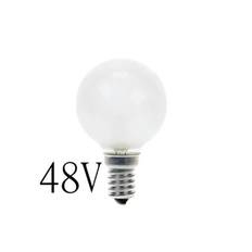 Skakstark matt Glöd Lågvoltslampa klot E14 40W 48V