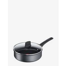 Tefal Easy Chef Sautepan 24 cm w. lid - Inflyttningspresenter - GREY / black
