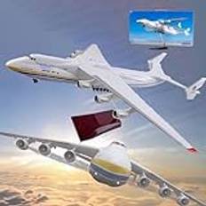 PTLYE 1:200 An-225 Antonov Flygplansmodell Resin Modell Ukraina Målning Mriya Transporter Öppningshytt Diecast Modell Flygplan Samling Festival Present (16,5 tum)