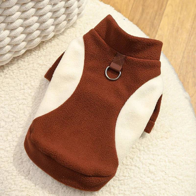 Soft Fleece Dog Hoodie & Warm Winter Coat - Brown / 3XL (3XL)