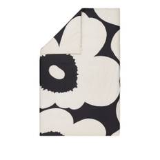 Marimekko - Iso Unikko DC 240x220 cm Off White, Charcoal - Påslakan - marimekko - Grå