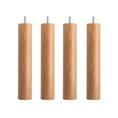 DUX - DUX SC sängben rund ek lackad 4-pack 30 cm - Sängben - Träfärgad - Trä