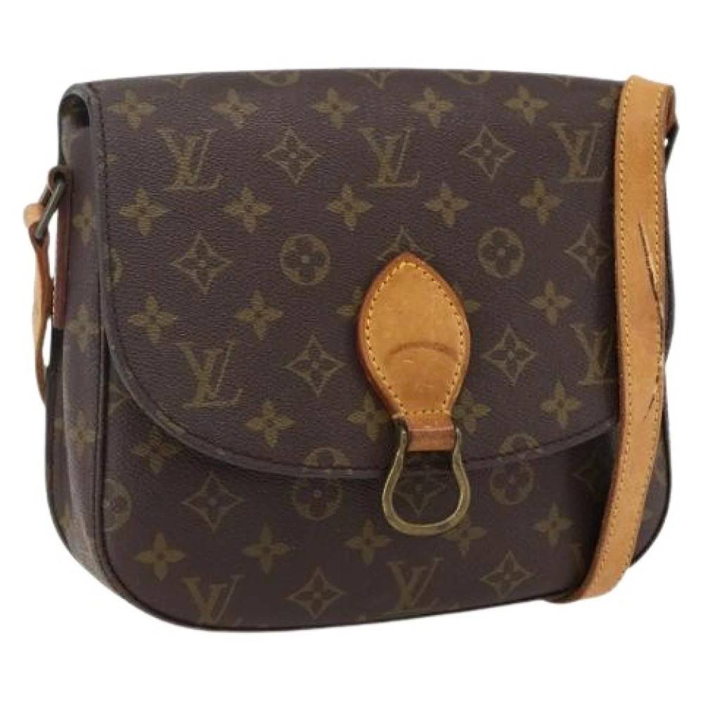 Louis Vuitton Vintage Pre-owned Monogram Skuldertaske - Vintage - Dame - Brun - ONE SIZE - Uld