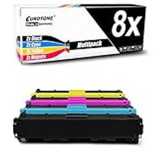 Eurotone toner 8 x kompatibel med Canon MF8030 MF8040 MF8050 MF8080 ersätter 716 OfficePro Edition