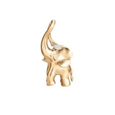 OLE LYNGGAARD COPENHAGEN Elephant vedhæng i 18 karat guld med diamanter, stor (A2880-401)