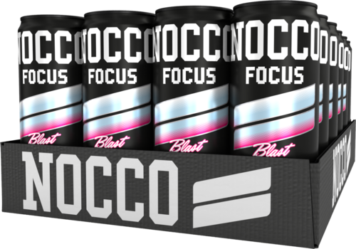 NOCCO Focus Raspberry Blast 24-Pack