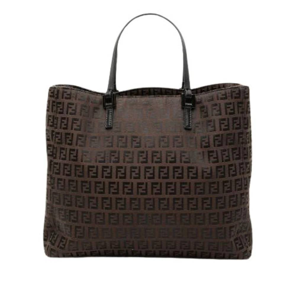 Fendi Vintage - Pre-owned Vintage Canvas Tote Vintage - Dam - ONE Size - Läder