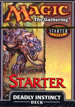 Magic: The Gathering - Theme Deck - Starter 1999 - Deadly Instinct