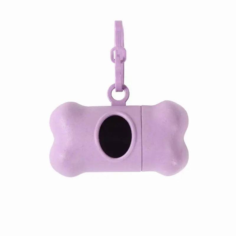 Dog Poop Bag Dispenser with Waste Bags - Purple