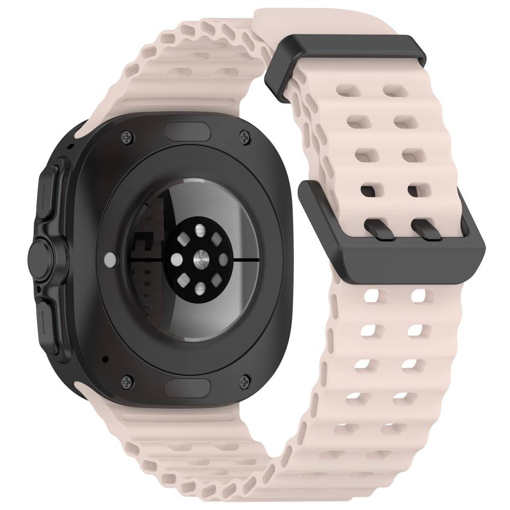 Galaxy Watch Ultra (2025) / 47 mm Armband Wave Design Rosa