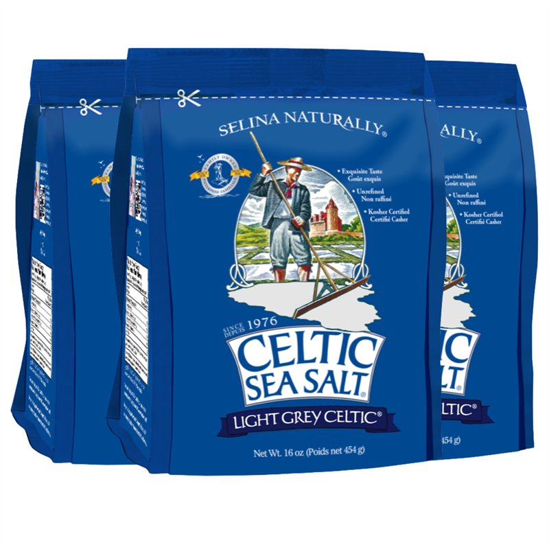 Celtic Salt Celtic Sea Salt Grovmalet Ekonomipack 3x454g
