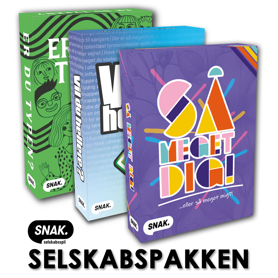 SELSKABSPAKKEN - Selskabsspil fra SNAK