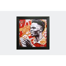 Arsenal Bukayo Saka Graffiti Print