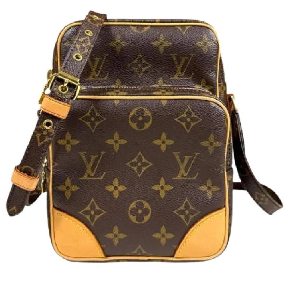 Louis Vuitton Vintage Pre-owned Monogram Skuldertaske - Vintage - Dame - Brun - ONE SIZE - Uld