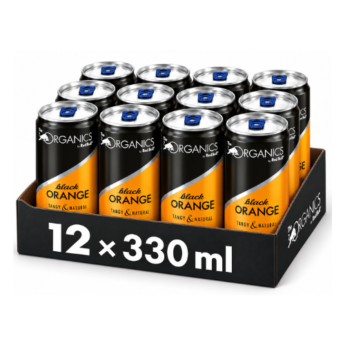 Red Bull Organics - Black Orange 330ml - 12-pack