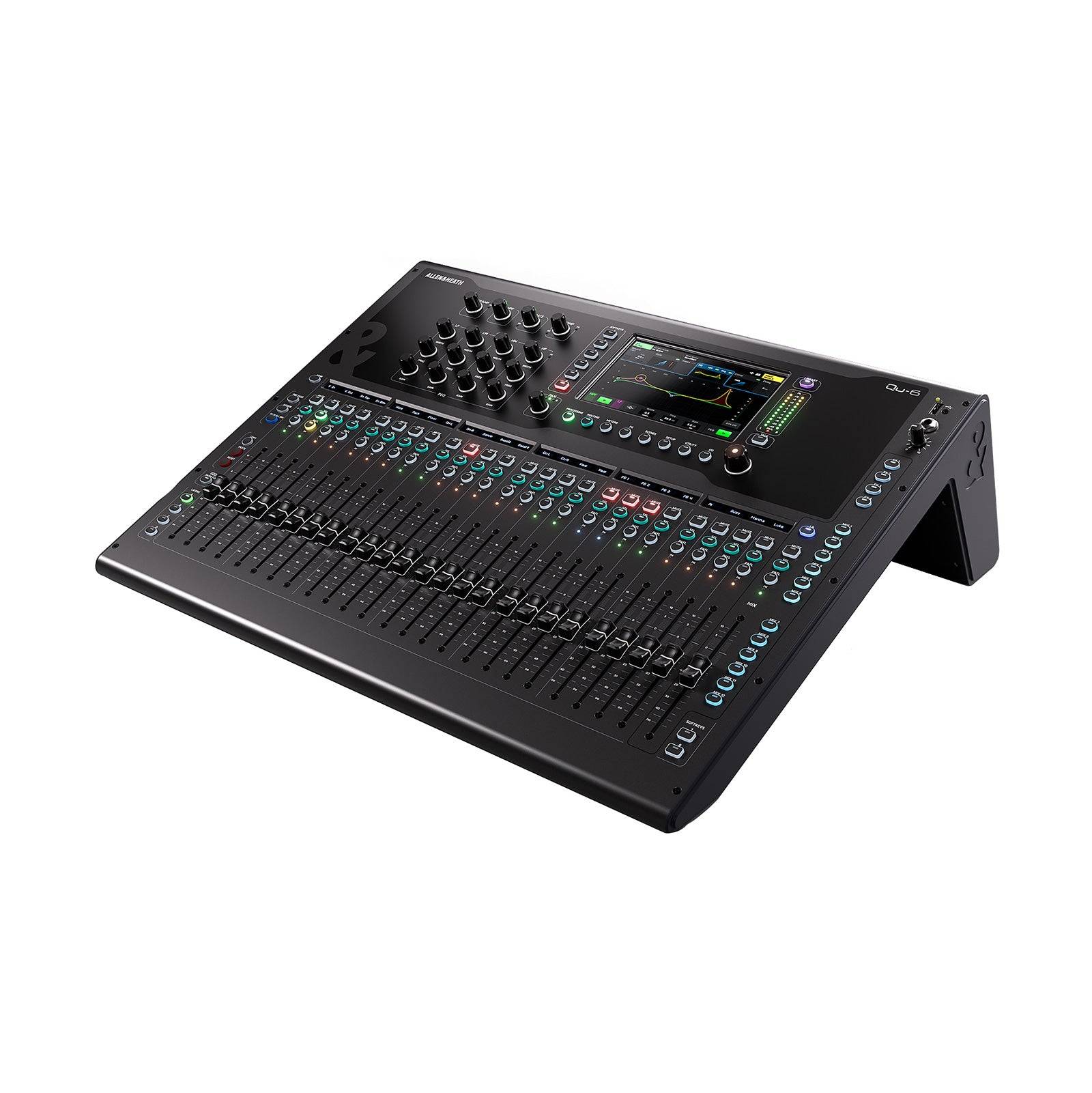 QU-6 digitalmixer, 24 Mic/Line 16 XLR out