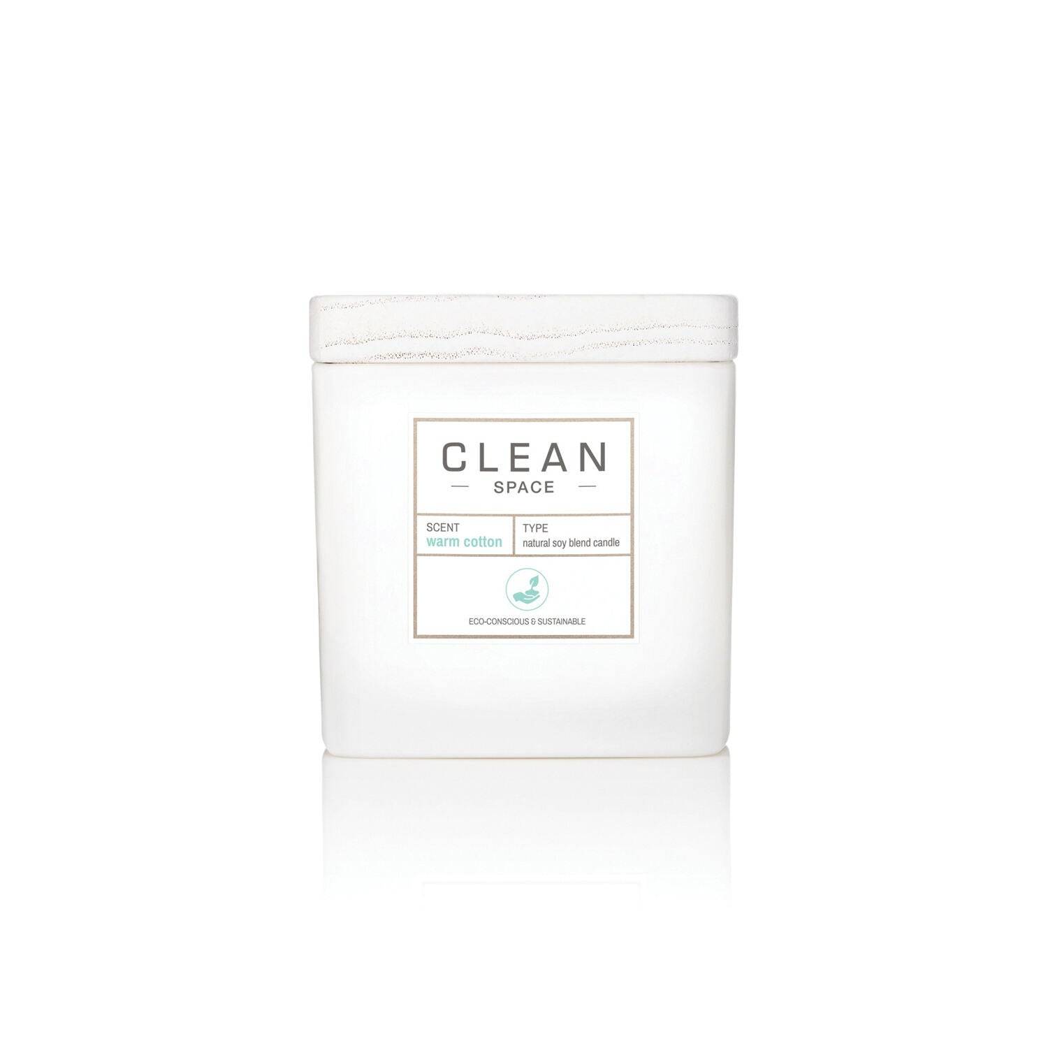 Clean Space Warm Cotton 227 g — Candela Profumata