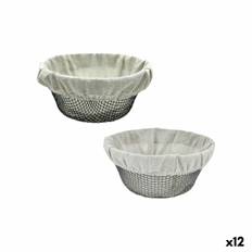 Metall Brödkorg - 23 x 23 x 10 cm (Set om 12)