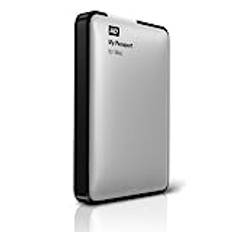 Western Digital 1TB My Passport for Mac - Extern hårddisk (1000 GB, 2.0, Silver)