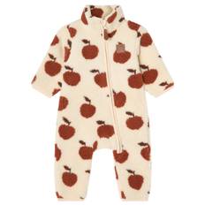 Kuling Austin Pile Fleeceoverall Apples  68 cm  Vit  68 cm  Unisex