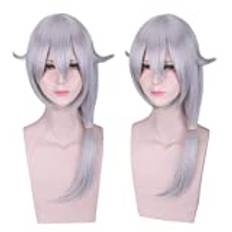 Honkai Impact 3 Cosplay Wig Bronya Zaychik Kiana Kaslana Fuka Yae Sakura Theresa Apocalypse Braiding Ponytails Long Fake Hair OneSize grey