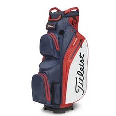 Titleist Cart 14 StaDry Vognbag (blå/rød/hvid)