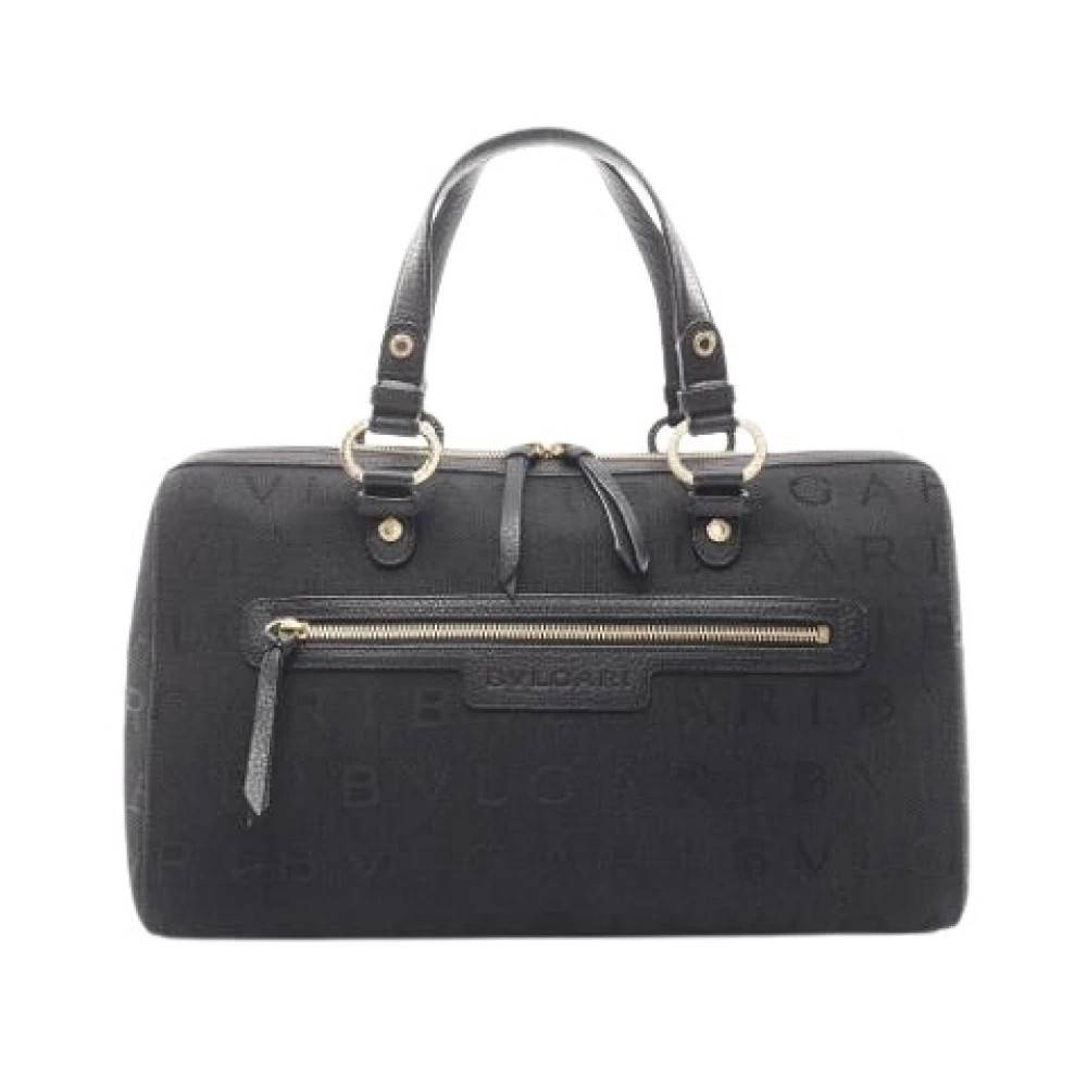 Bvlgari Vintage Pre-owned Vintage Tote Bag - Vintage - Dame - Sort - ONE SIZE - Læder