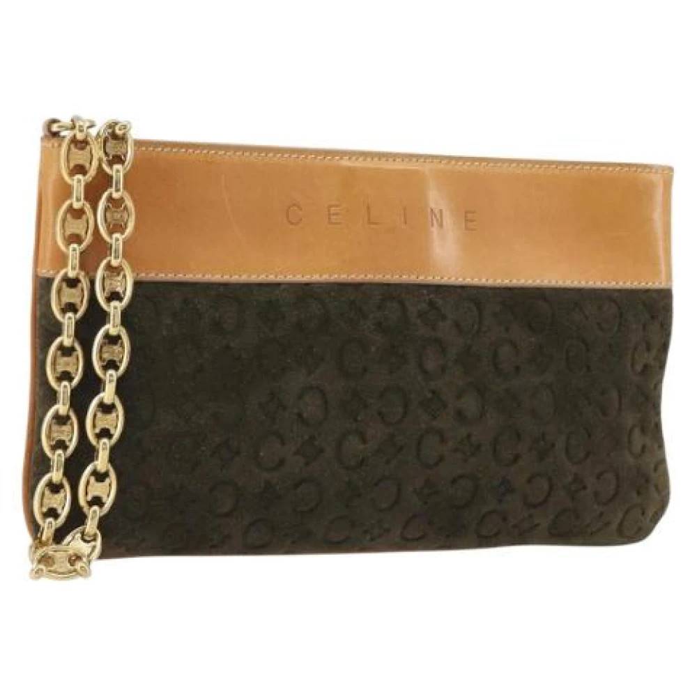 Celine Vintage Pre-owned Vintage Clutch Taske - Vintage - Dame - Brun - ONE SIZE - Uld