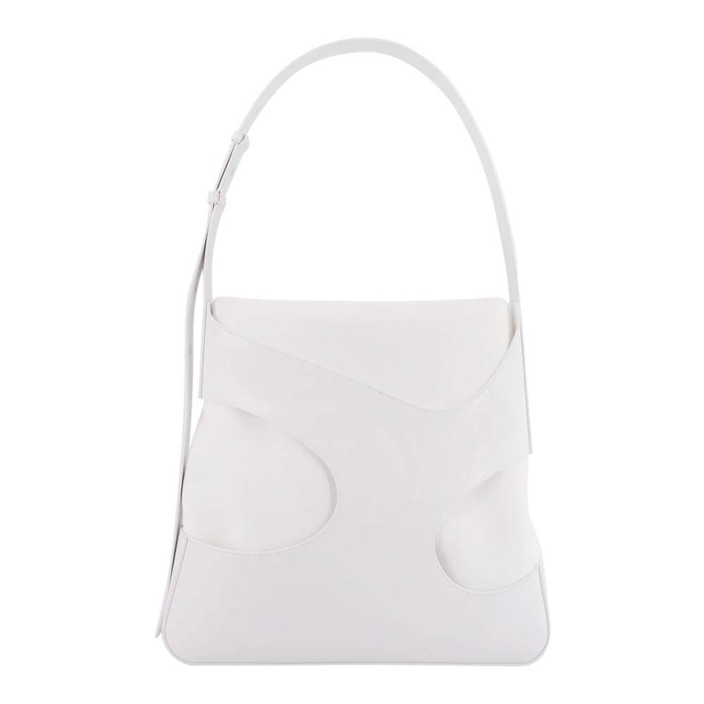 Ferragamo Skuldertaske - Tasker - Dame - Hvid - ONE SIZE - Uld