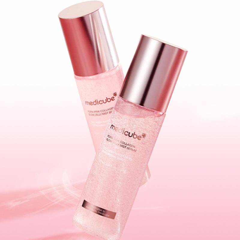 medicube PDRN Collagen Glow Jelly Mist Serum 100ml (2-Pack)