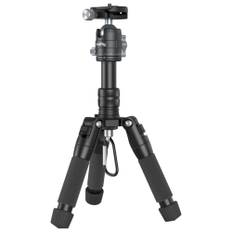 SmallRig 4289 Aluminium Mini Tripod VT-20 m. Smartphone Holder & Justerbare Ben - Sort