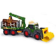 Dickie Toys Grävmaskin Med Släpvagn