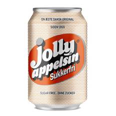 Jolly Appelsin Sukkerfri 18 x 33 cl