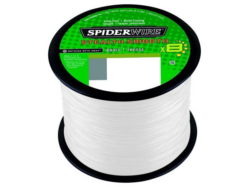 Spiderwire Stealth Smooth x8 Translucent - Påspoling-0,19mm