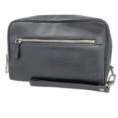 Louis Vuitton Vintage, Pre-owned, Herre, Sort, ONE SIZE, Pre-owned Stof louis-vuitton-tasker
