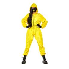 Women's Yellow Hazmat Suit Costume