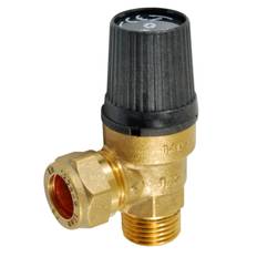 Säkerhetsventil 1,0MPa,10bar R15x15 - 5005251